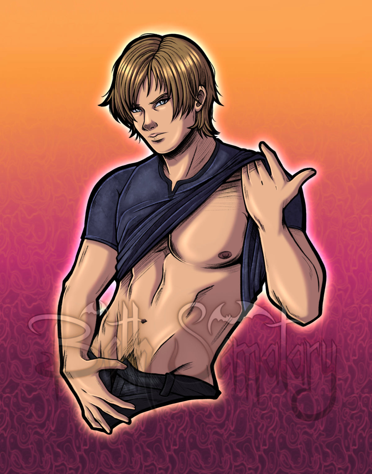 Leon RE4 5x7” Fan Art Print
