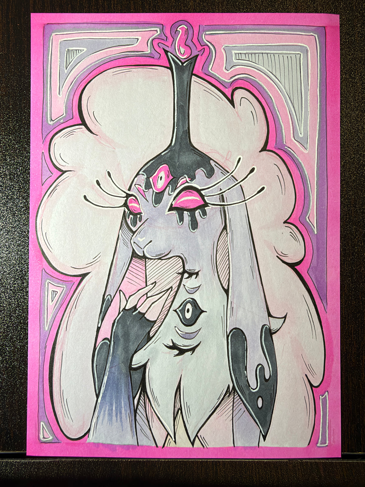 Belphegor - Helluva Boss 5x7" Fan Art Traditional Artwork