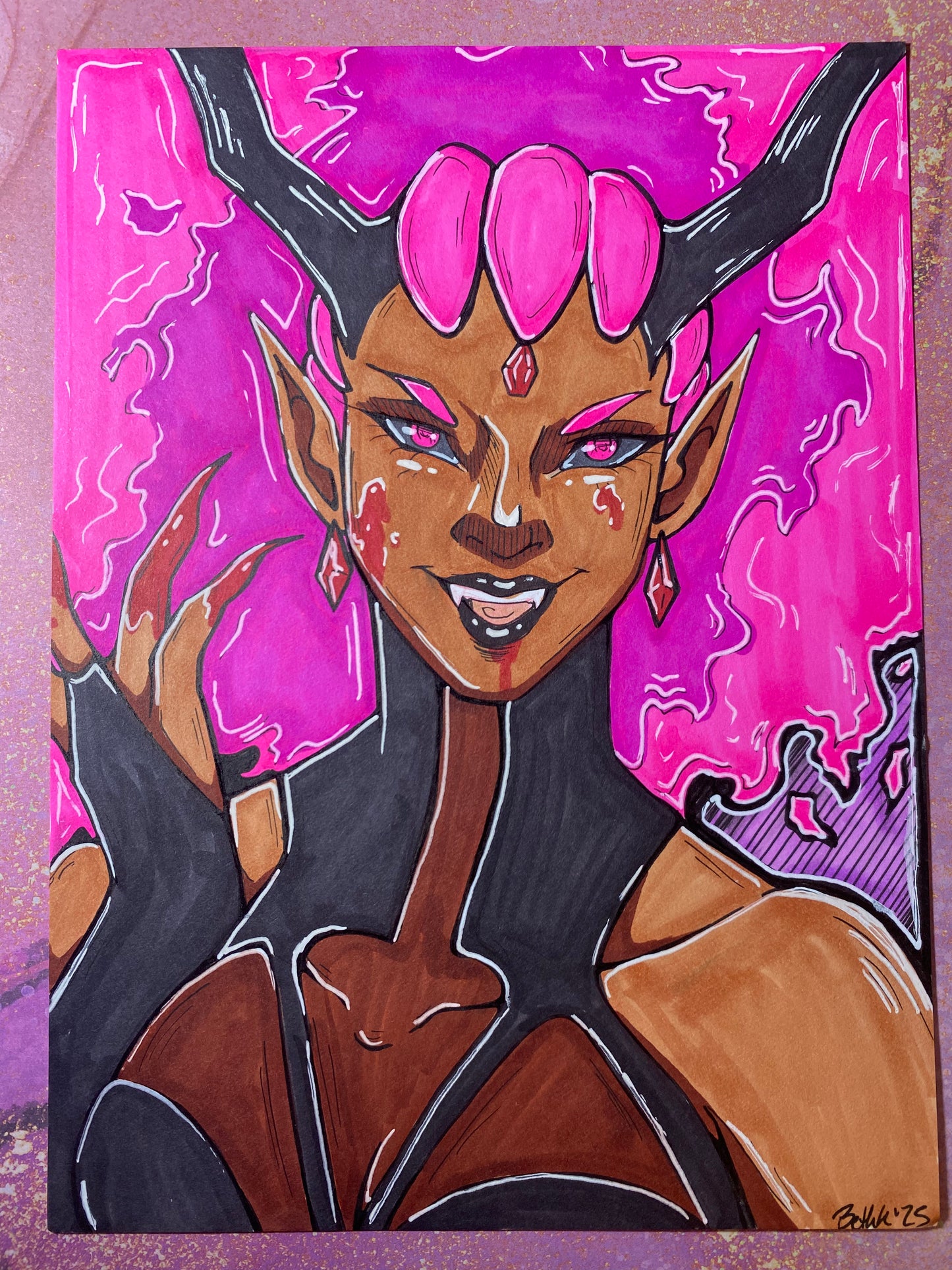 Drolta - CV: Nocturne 5x7" Fan Art Traditional Artwork