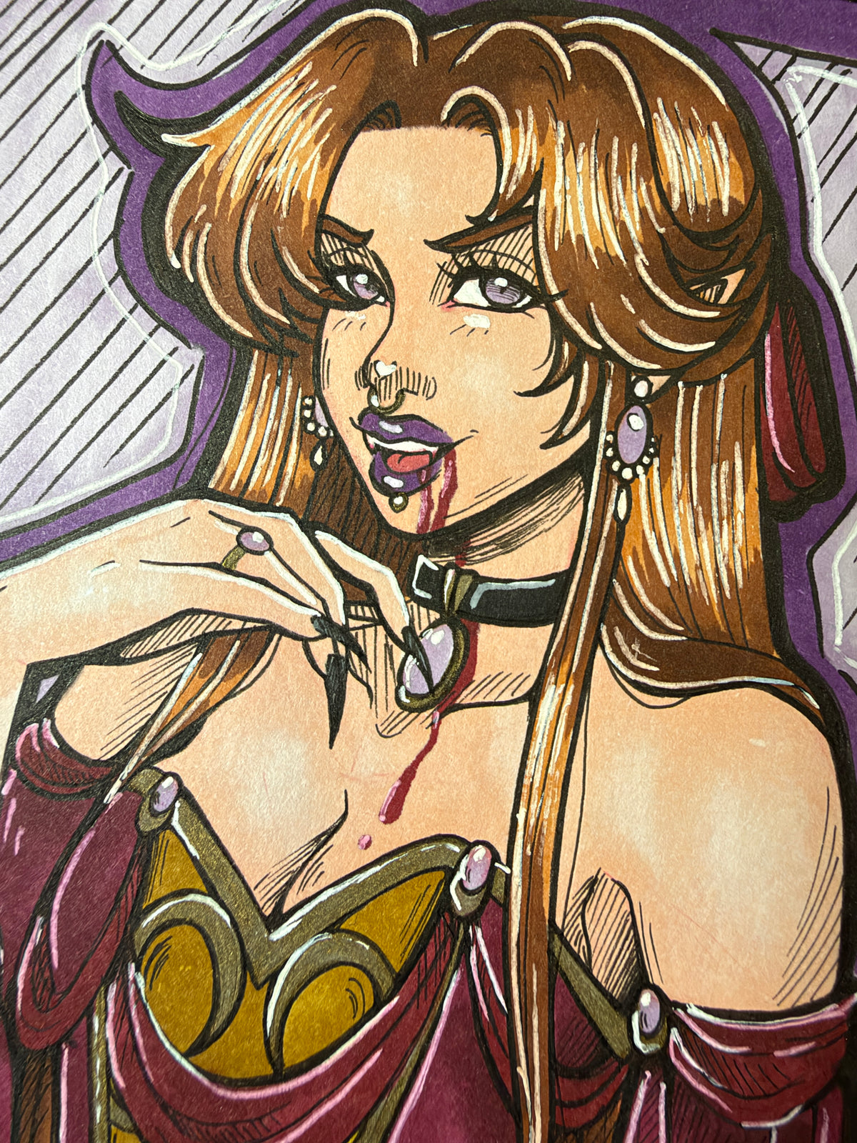 Vampire Woman - 5x7" 2026 Original Artwork