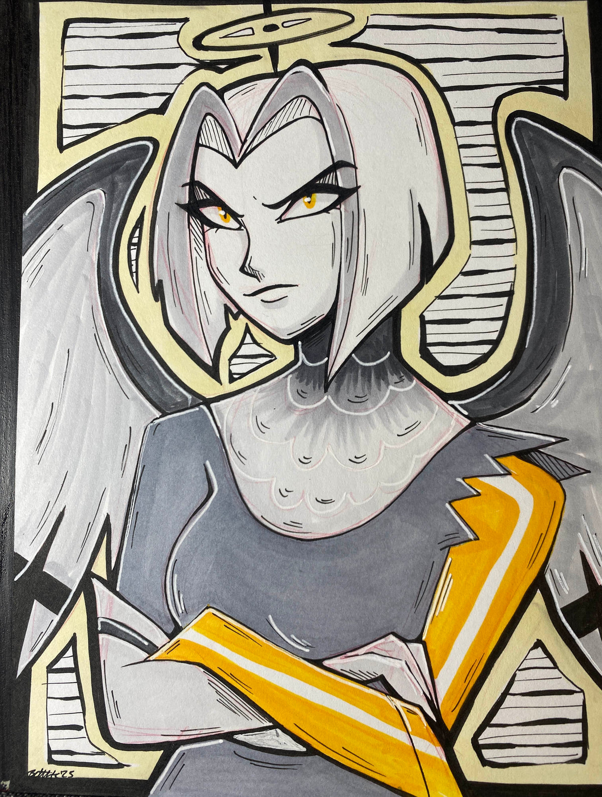 Lute - Hazbin 5x7" Traditional Fan Art
