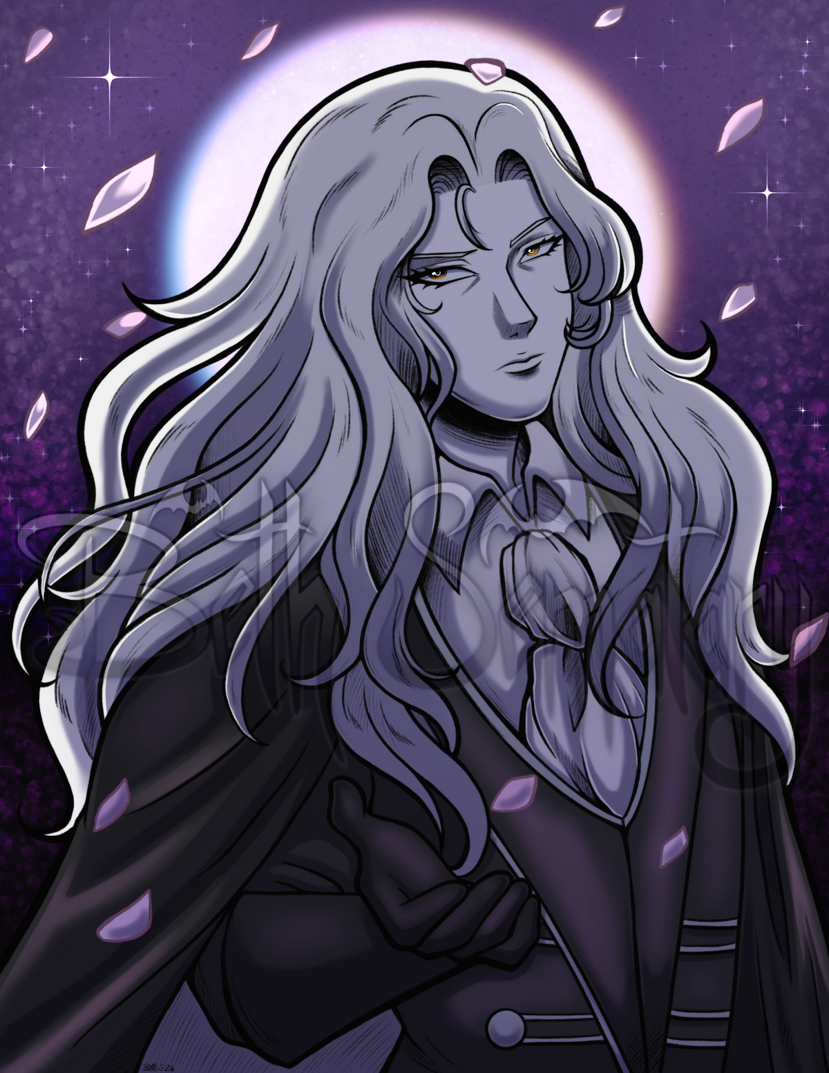 Alucard - Fan Art 8.5”x11” Print