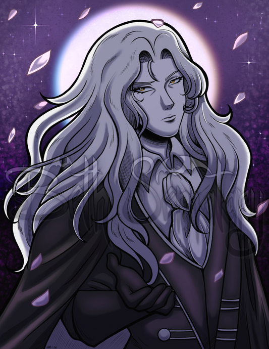 Alucard - Fan Art 8.5”x11” Print