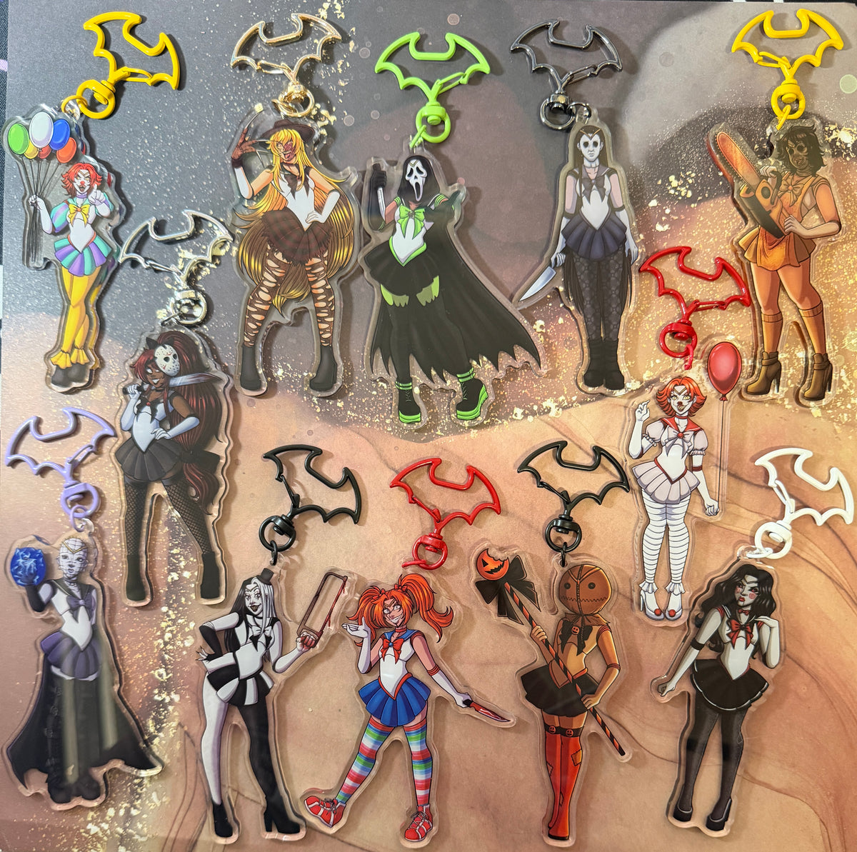 Slasher Scouts 2026 5” Horror Acrylic Keychains