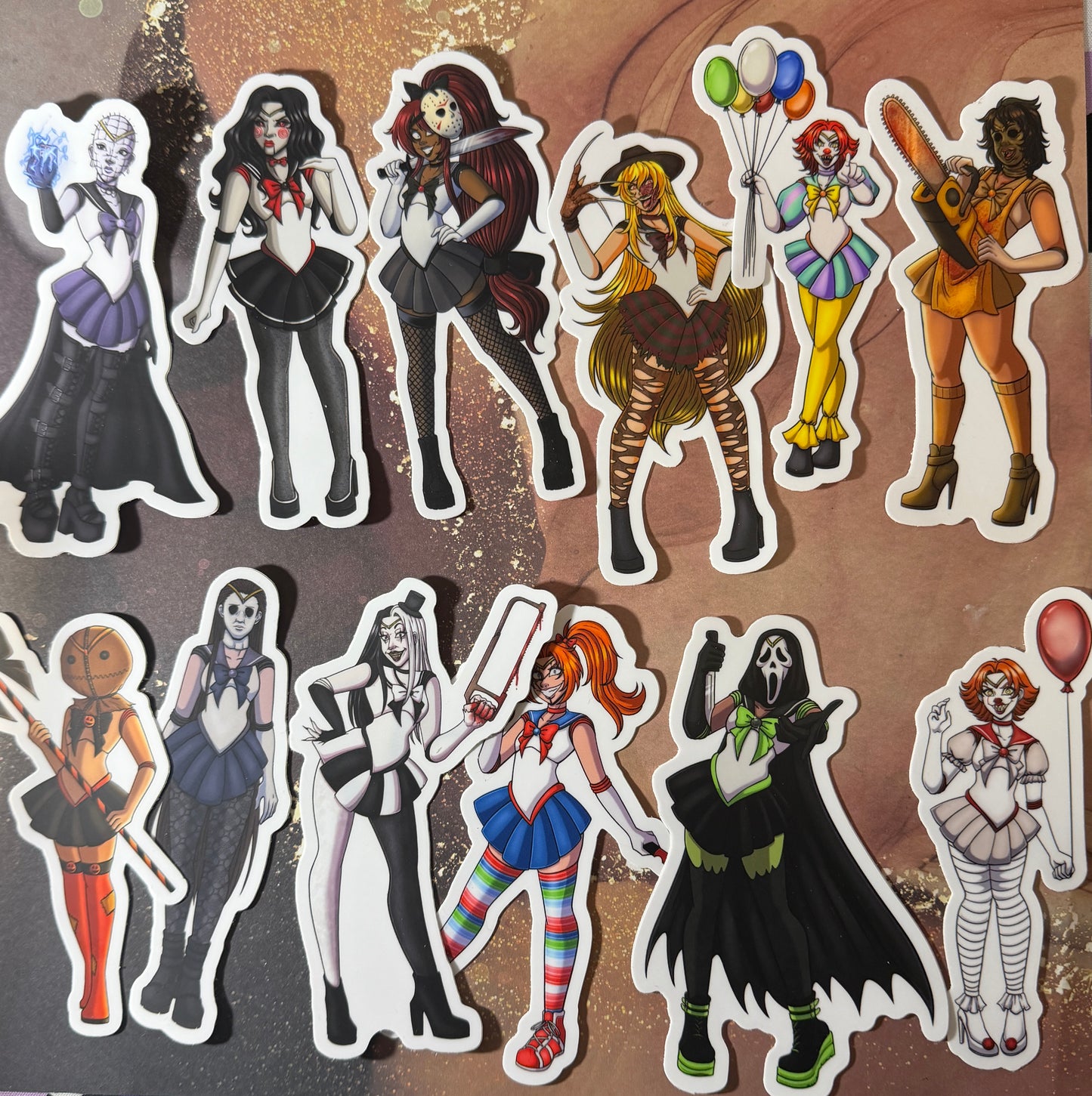 Slasher Scouts 2026 5” Horror Vinyl Stickers