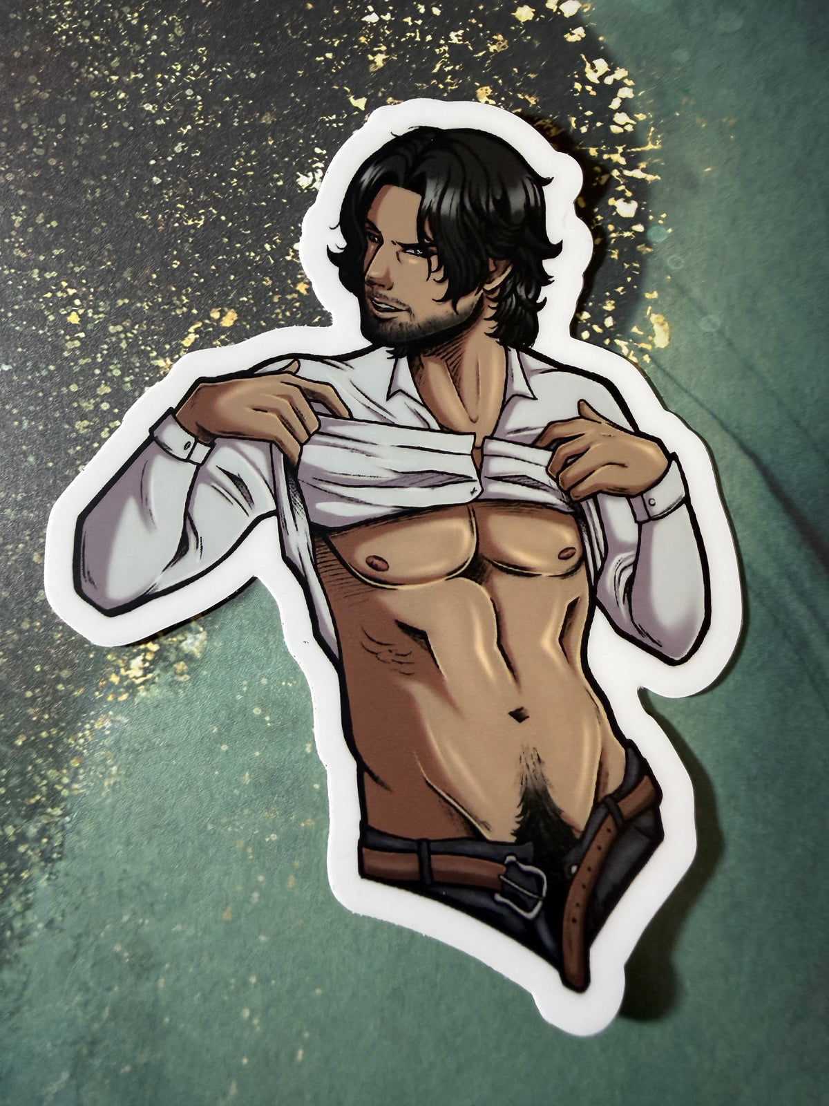 Leon + Luis RE4 4” (SFW + NSFW) Fan Art Stickers