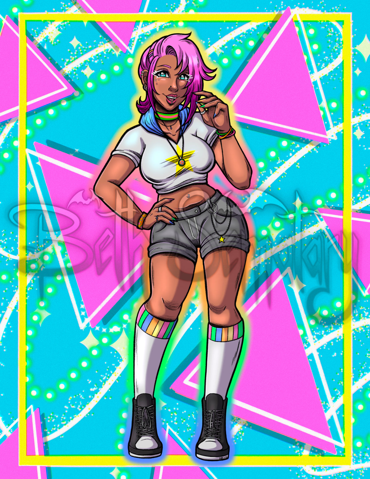 I Am A Star (Aniyah) - 8.5”x11” Original Artwork