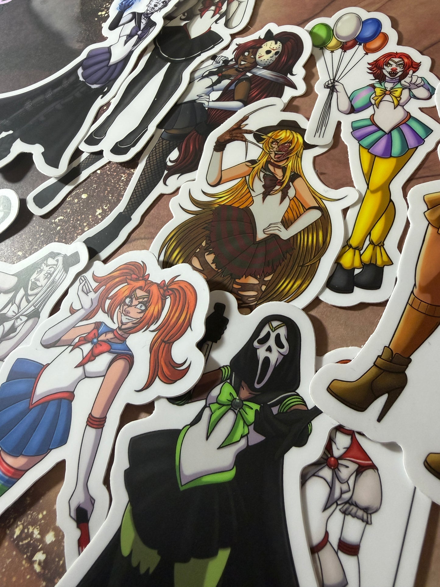 Slasher Scouts 2026 5” Horror Vinyl Stickers