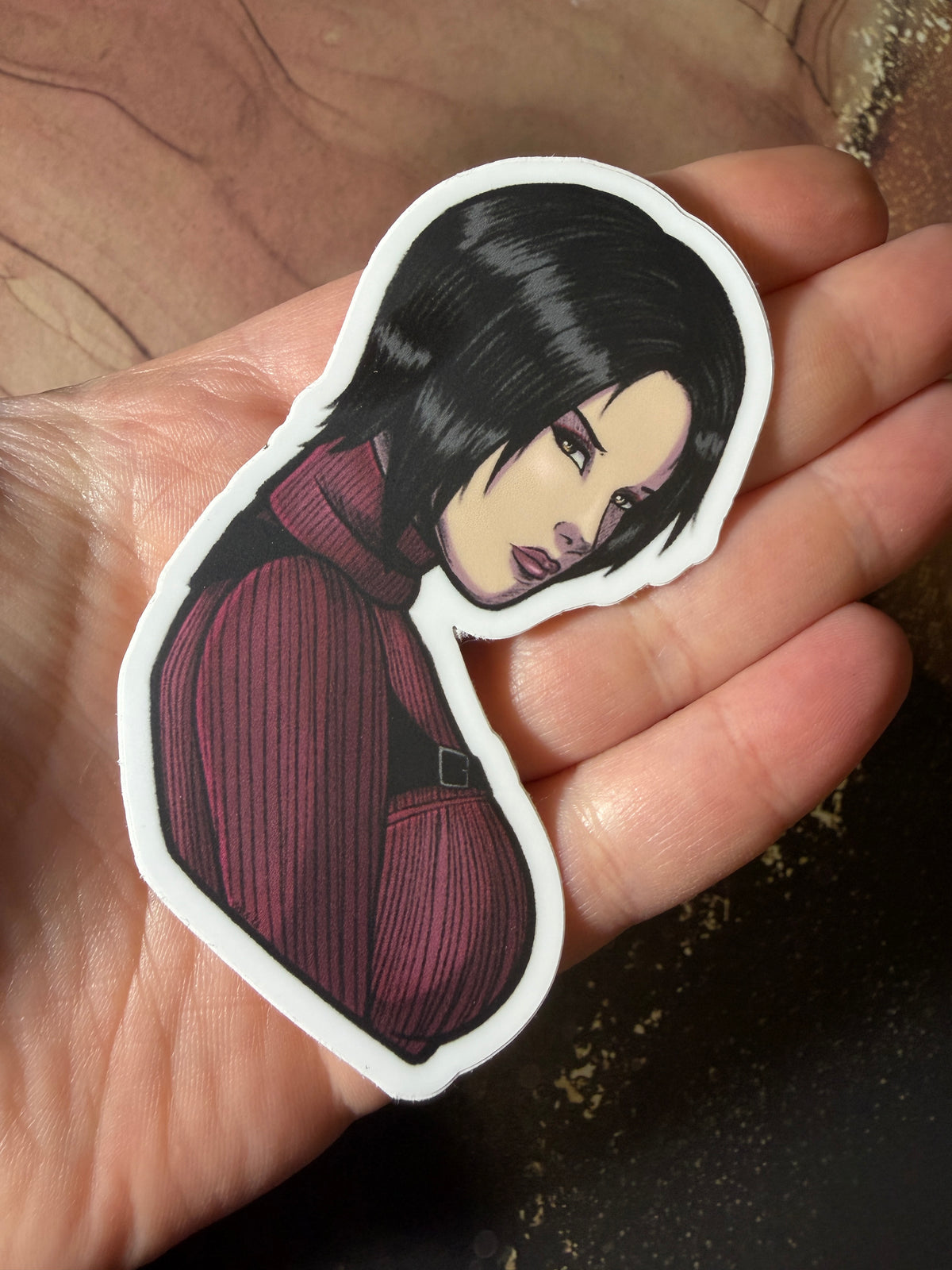 Ada - RE4 3.5” Vinyl Fan Art Sticker