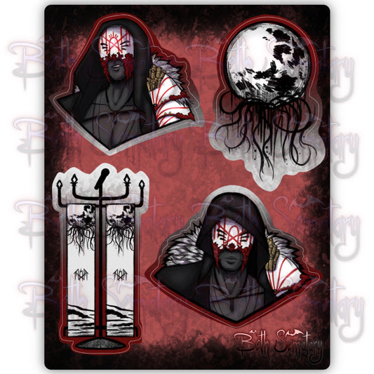 Vessel (BACKORDER) 7” Variety Fan Art Sticker Sheets