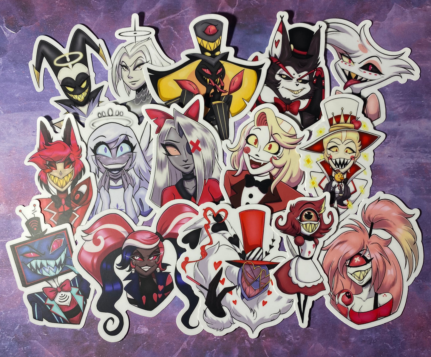 Hazbin Hotel - Variety Fan Art 3.5” Stickers (DISCONTINUED)