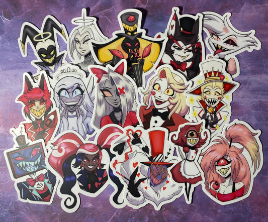 Hazbin Hotel - Variety Fan Art 3.5” Stickers (DISCONTINUED)