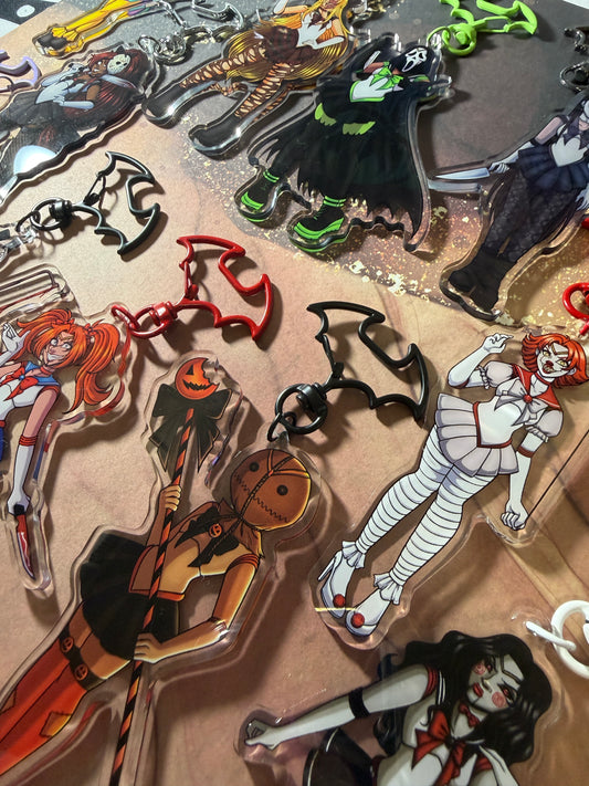 Slasher Scouts 2026 5” Horror Acrylic Keychains