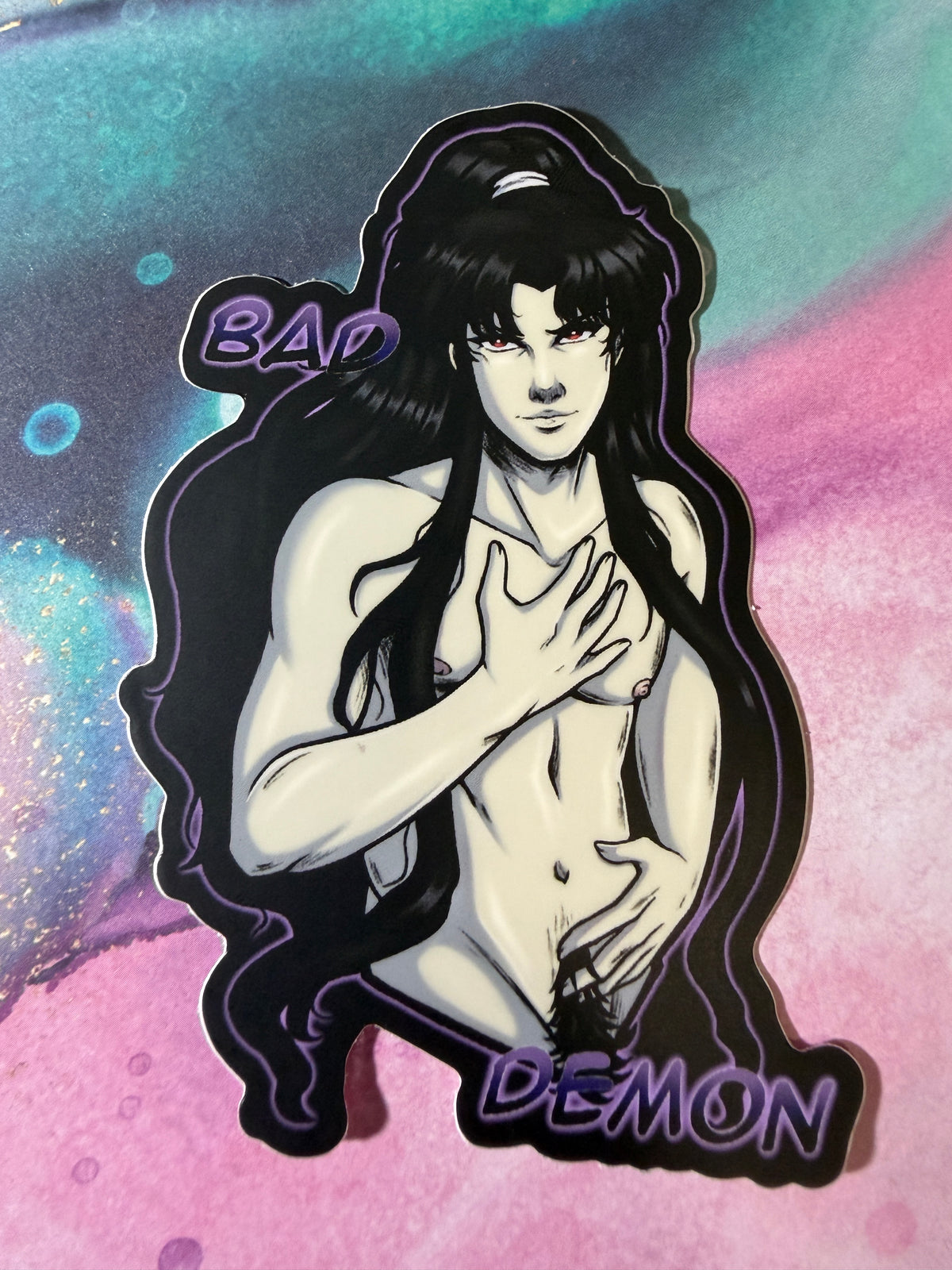 “Bad Dog” Shirtless Demon Dog Anime Men Variety - 4” Vinyl Matte Sticker
