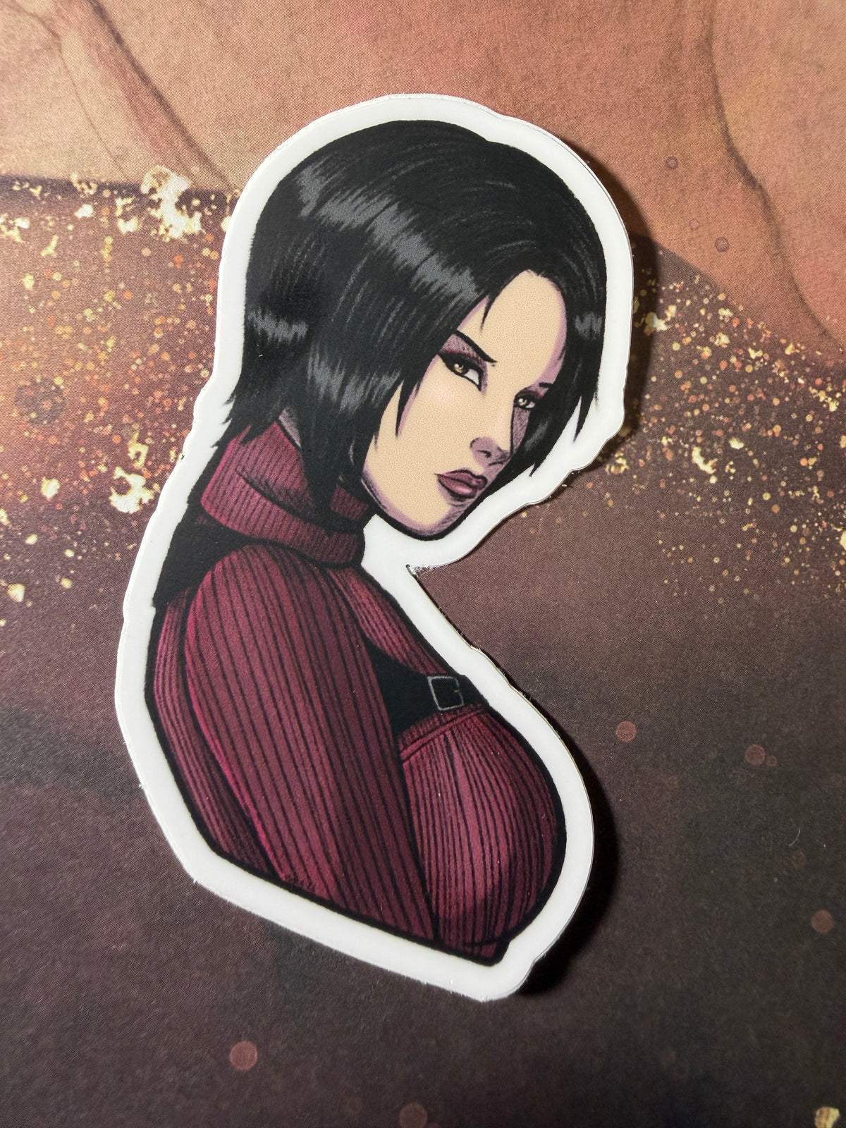 Ada - RE4 3.5” Vinyl Fan Art Sticker
