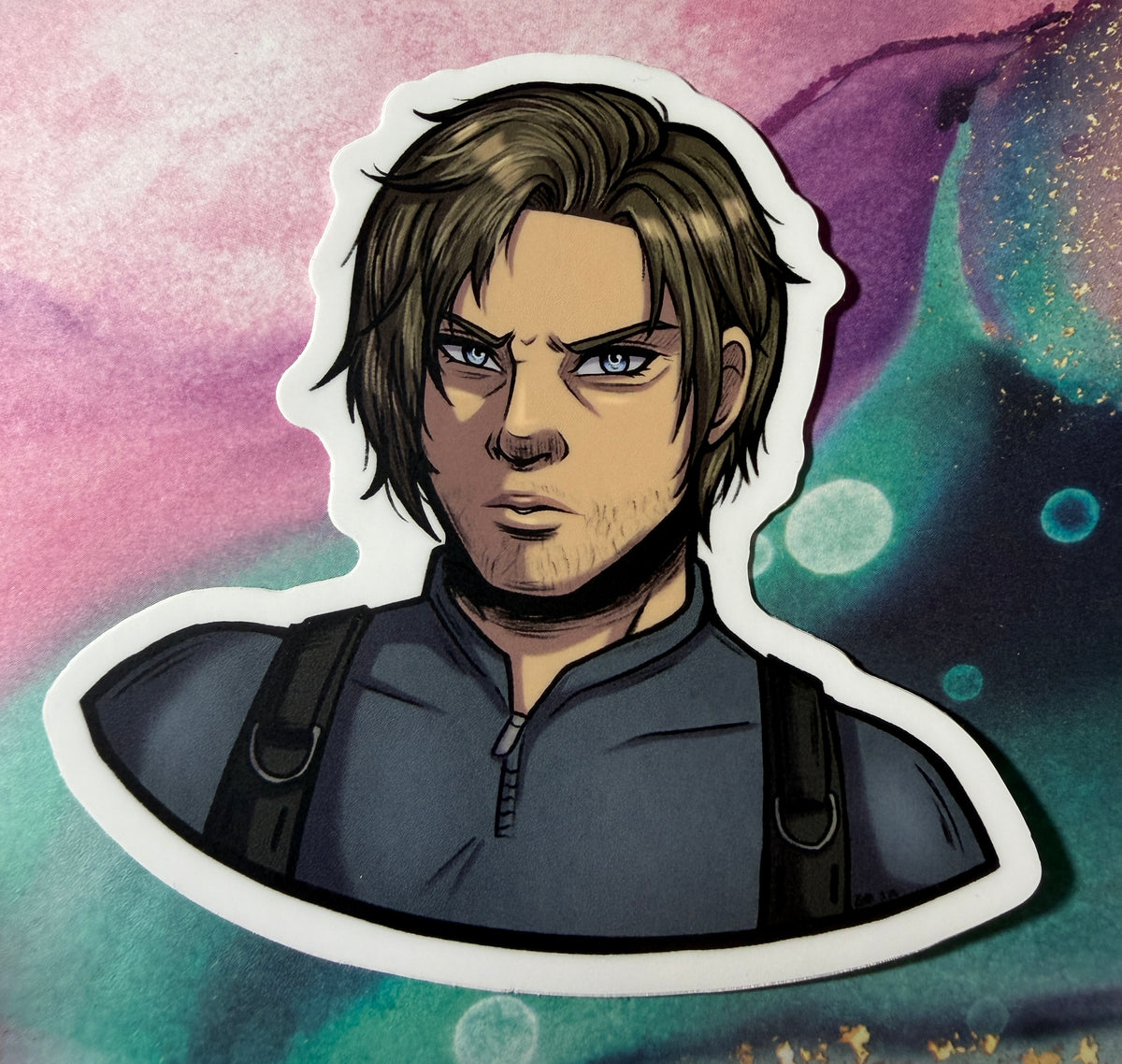 Leon Variety - Horror Video Game 3.5” Fan Art Stickers
