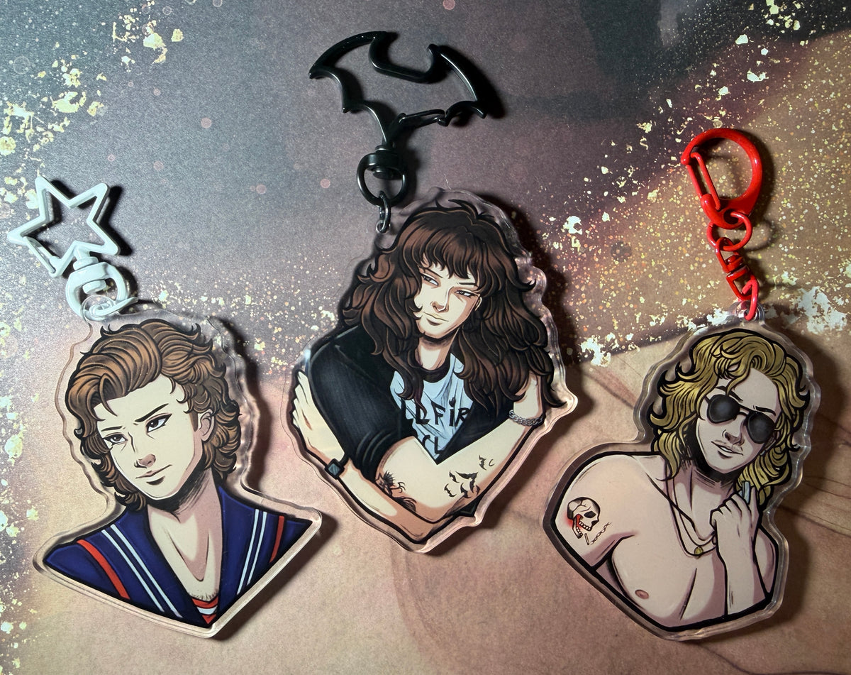 ST Fells Keychains - Eddie, Steve, Billy