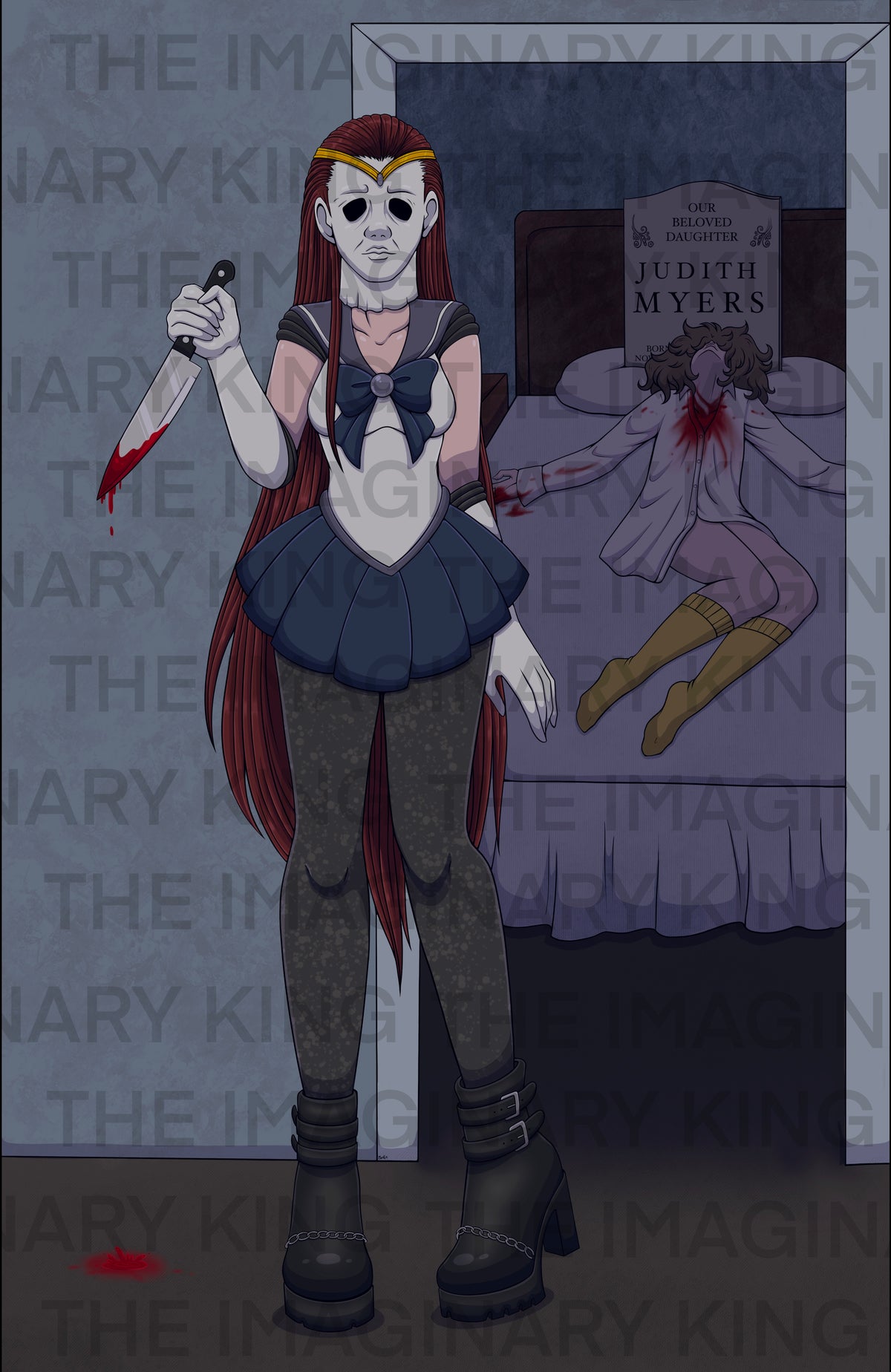 Spooky Scouts - Sailor Moon Horror Mash Up 11"x17" Prints